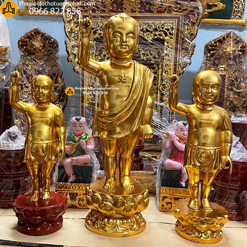 các mẫu tượng Phật đản sinh